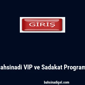 Bahsinadi VIP ve Sadakat Programı
